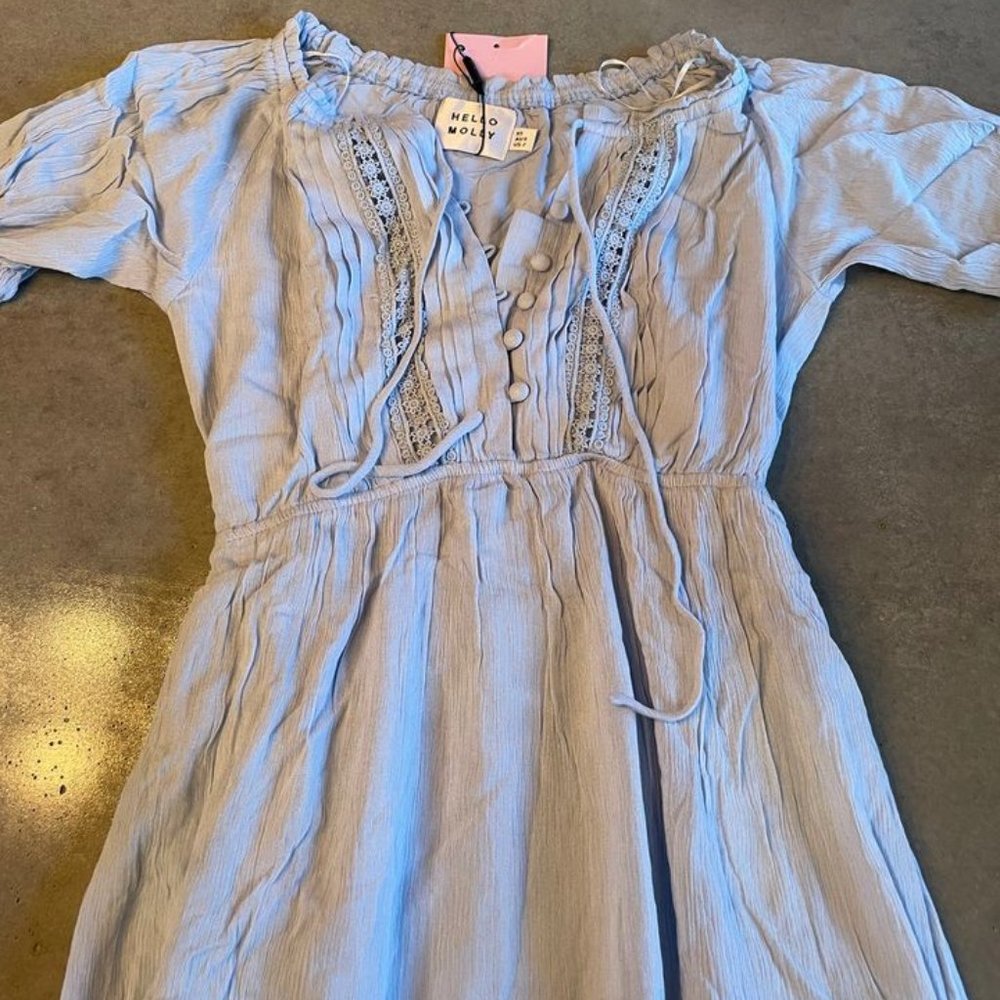 Blue midi dress - Picture 2 of 5